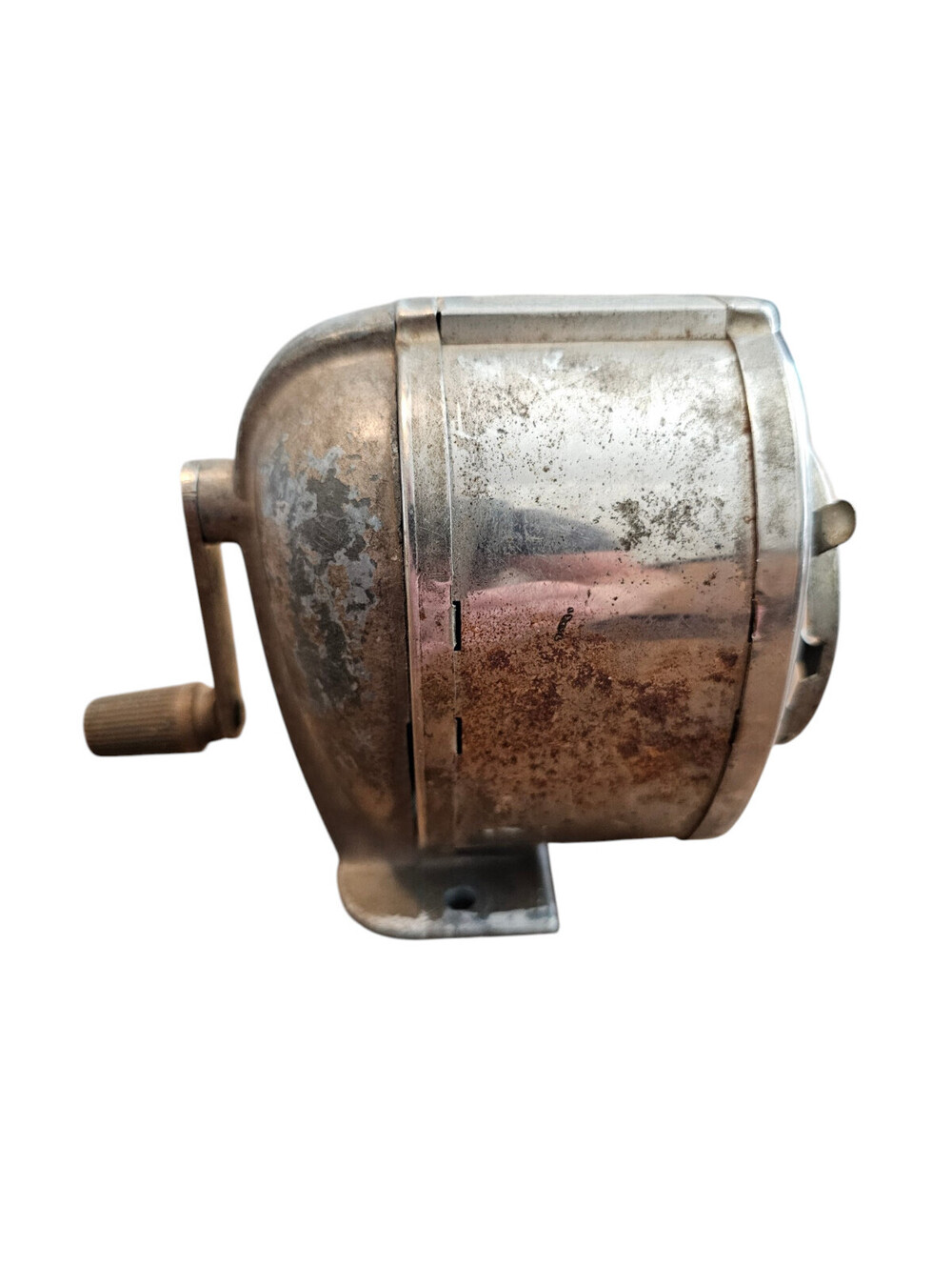 Boston KS Vintage Manual Hand Crank 8-Hole Pencil Sharpener Wall or Table Mount - Picture 3 of 5